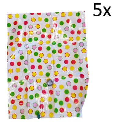 5 x LARGE VACUUM STORAGE BAGS compressed space saving organiser clothes bedroom