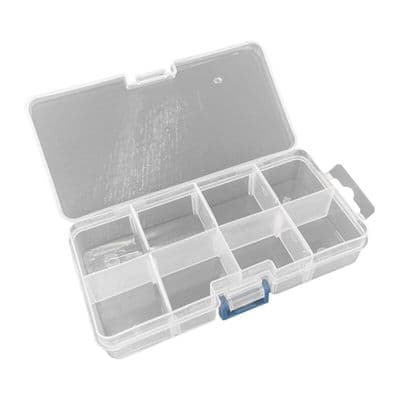 5 x PLASTIC STORAGE BOX ORGANISER tablets crafts beads nail art sewing nuts bolt