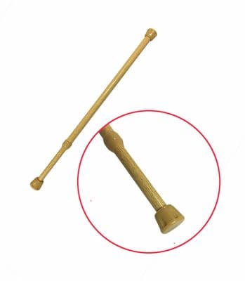 50cm - 70cm SPRING LOADED TELESCOPIC SHOWER CURTAIN POLE net voile rod caravan