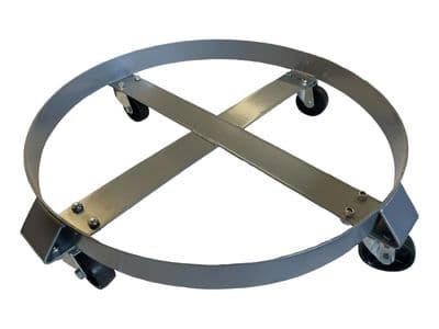 55 Gallon Drum Dolly with 4 Swivel Caster Wheels barrel cart