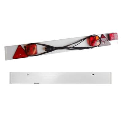 5FT Trailer Light Board 6M Cable Fog Lamp Towing Caravan Horsebox Bike Rack Boat