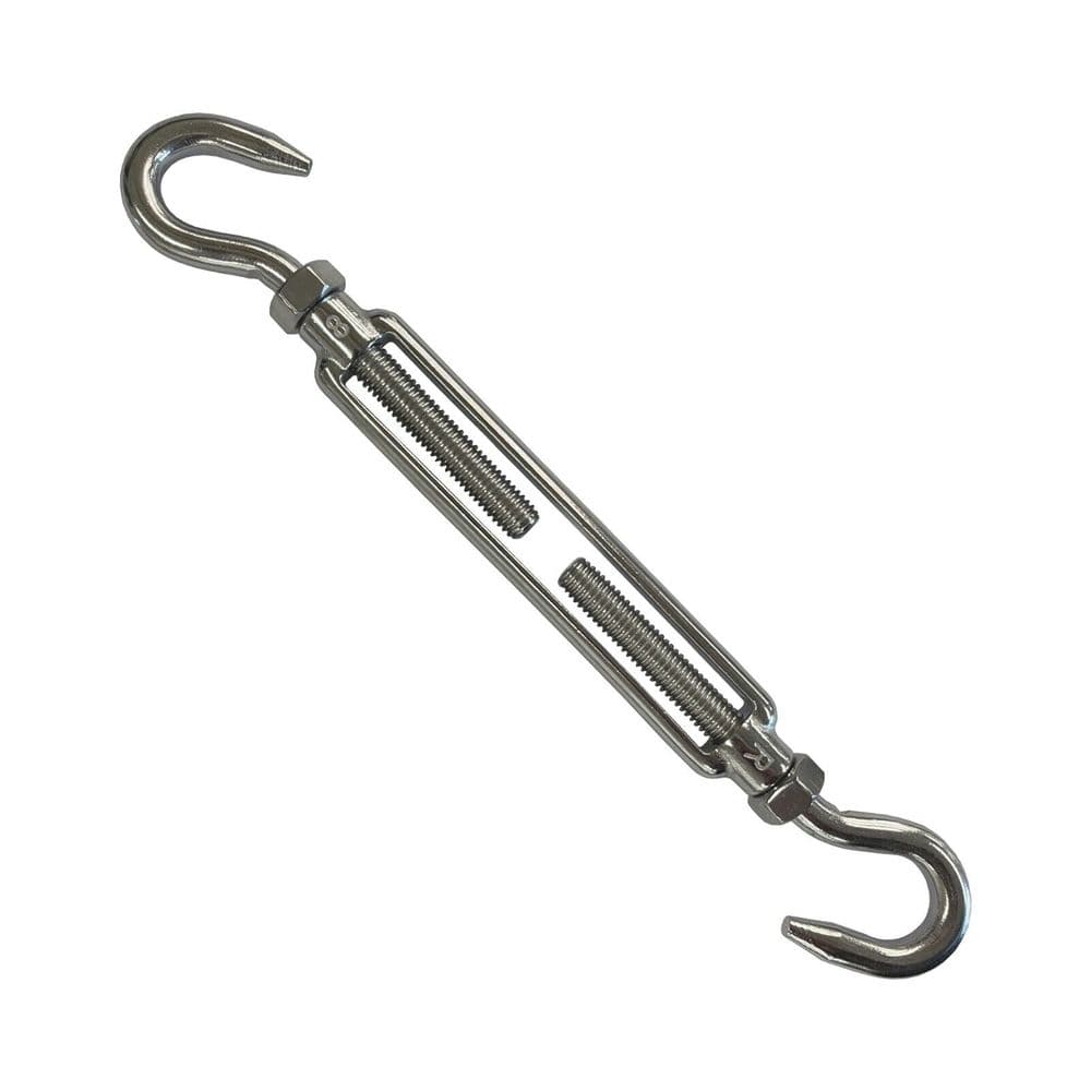 5mm STAINLESS STEEL TURNBUCKLE HOOK and HOOK marine wire rope rigging