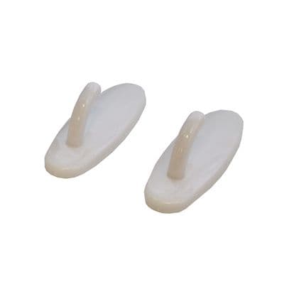 6 pcs SELF ADHESIVE KITCHEN BATHROOM HANGING HOOKS towel bathrobe holds 1.5kgs