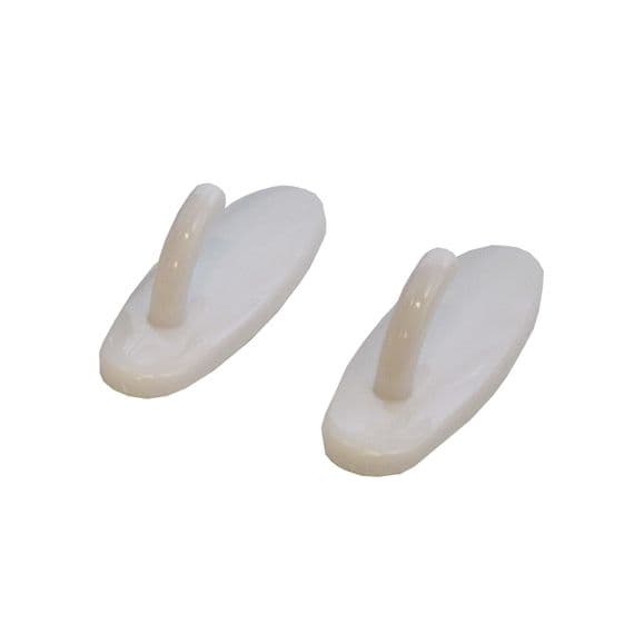 6 pcs SELF ADHESIVE KITCHEN BATHROOM HANGING HOOKS towel bathrobe holds 1.5kgs