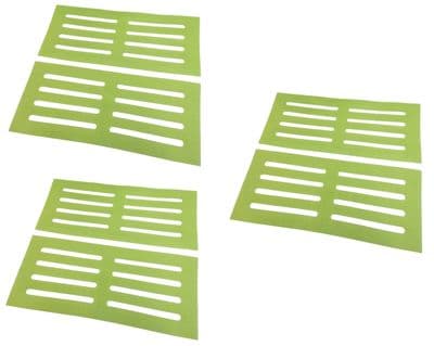 6 x GLOW IN THE DARK  FLOURESCENT CARAVAN STEP MATS motorhome - home decking