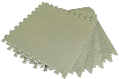 6 x GREY AWNING CARPET FLOOR EVA MATS OUTDOOR TILES caravan camping gym tent