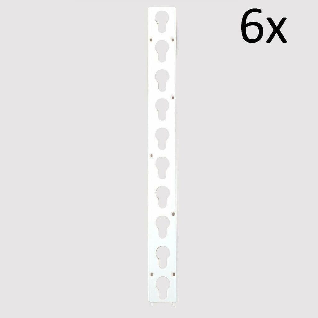 6 x KEYHOLE RAIL TRACKS equestrian horse pole showjumping tracks for ...