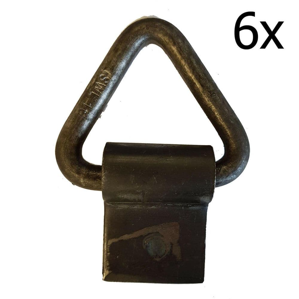 6 x WELD ON LASHING RINGS DOLD006 trailer tie down truck lorry van horsebox