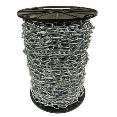 60 metres 3mm ZINC PLATED KNOTTED CHAIN hanging baskets lights pictures mirrors