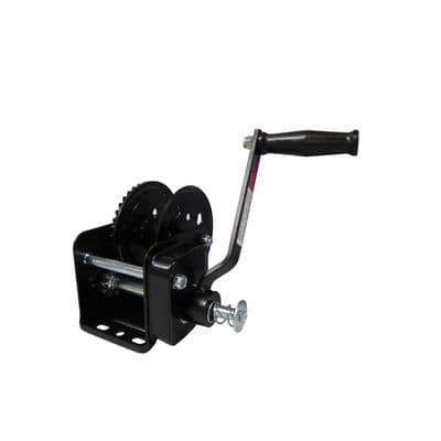 600lbs BLACK COATED HAND WINCH with BRAKE marine trailer car boat yacht