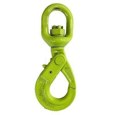 6mm GR 10 SWIVEL AUTOLOCK HOOK 1.5T winch recovery wire rope lifting chain 4 x 4