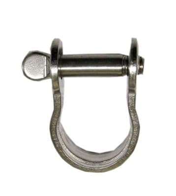 6mm STAINLESS STEEL MARINE STRIP BOW SHACKLE yacht boat deck rope chain rigging