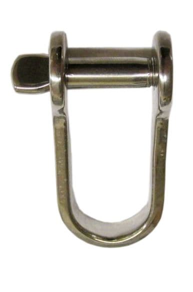 6mm STAINLESS STEEL MARINE STRIP DEE SHACKLE yacht boat deck rope chain rigging