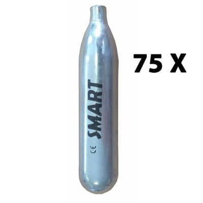 75 x 12g  Co2 'SMART' GAS CAPSULE CARTRIDGES pistol gun air rifle airgun