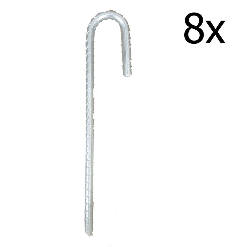8 x H/D GROUND STAKES REBAR TENT PEGS 12mm x 30cm bouncy castle gazebo