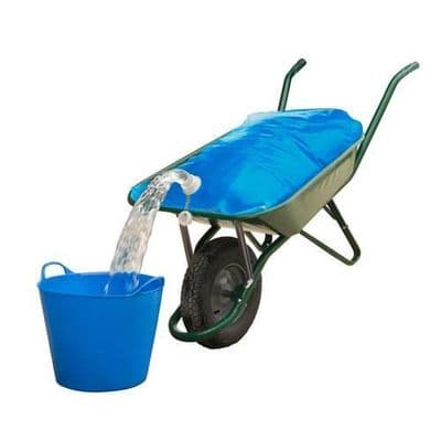 80 Litre H2GO BAG WATER CARRIER + SPRINKLER for WHEELBARROW horse allotment