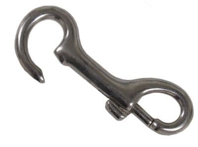 88mm STAINLESS STEEL MARINE OPEN SNAP HOOKS rope boat yacht chain deck trailer