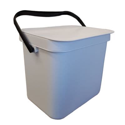 8L LARGE CARAVAN / MOTORHOME REMOVEABLE CUPBOARD DOOR WASTE BIN with HANDLE