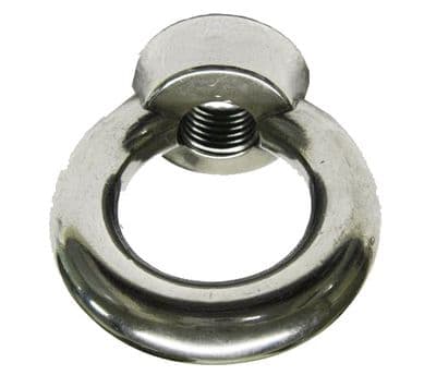8mm STAINLESS STEEL MARINE LIFTING EYENUT to DIN582 yacht bolt boat female