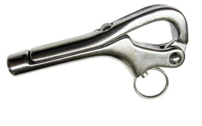 8mm STAINLESS STEEL MARINE THREADED QUICK RELEASE PELICAN HOOK yacht wire deck