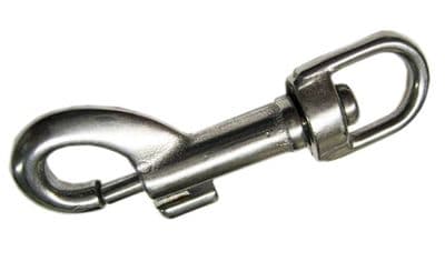 9mm STAINLESS STEEL MARINE SWIVEL EYEBOLT SNAP HOOK Hook boat rope chain clip