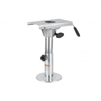 ADJUSTABLE HEIGHT ALUMINIUM PEDESTAL WITH SLIDER FOR BOAT MARINE SEAT 75305