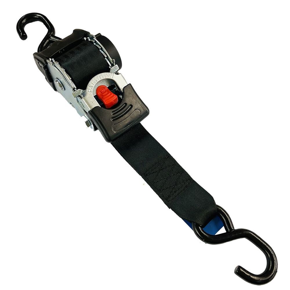 AUTO RETRACT RATCHET TIE DOWN STRAPS 50mm x 3 metre 1500kgs bike