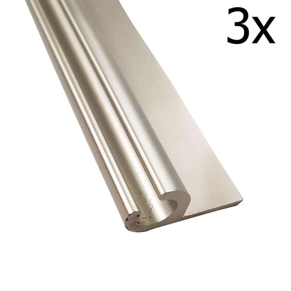 Universal Awning Rail For Caravan, Campervan, Motorhome - 3 Meters Total (3 X 1m Sections)
