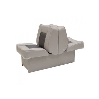 BACK to BACK BOAT SEAT MARINE YACHT LOUNGE SEAT GREY/CHARCOAL fishing speed