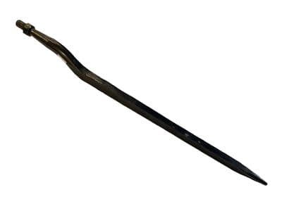 Bale Spike Tine Loader Cranked Conus 1 M24 x 830mm and 920mm front loader farm