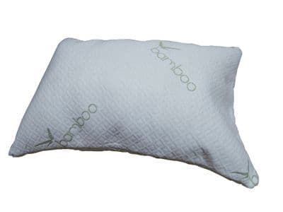 BAMBOO MEMORY FOAM LUXURY PILLOW in CARRY BAG bedhome caravan motorhome travel