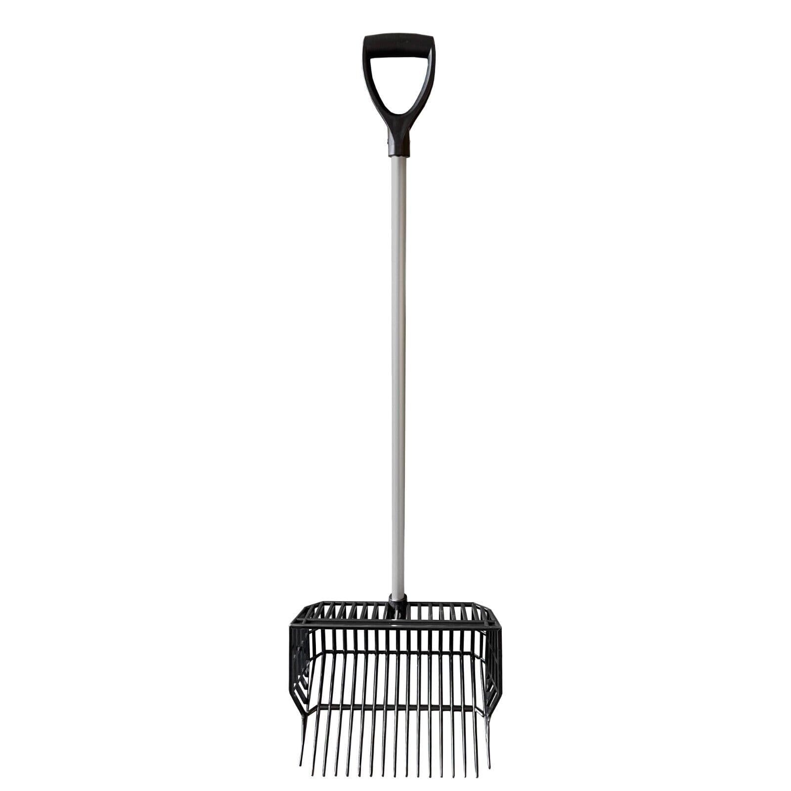 Basket Bucket Fork Rake Equestrian Hay Bedding Horse Stable Mucking Out ...
