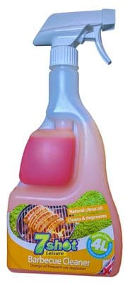 BBQ BARBECUE CLEANER 7 SHOT (7 x 630ml bottles in 1) garden picnic caravan party