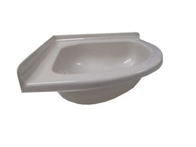 BEIGE CORNER VANITY SINK caravan motorhome boat campervan