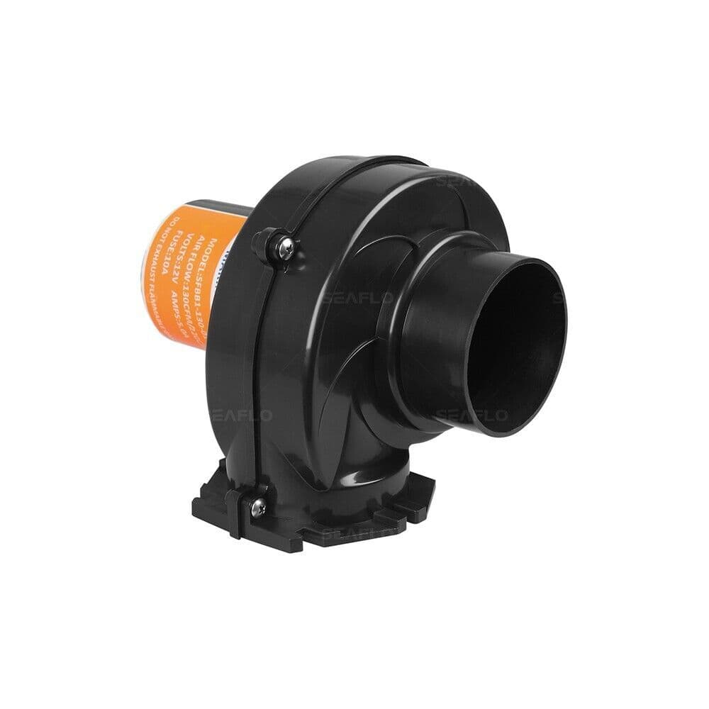 thumbnail image 2 of Seaflo 12V 130CFM Boat Bilge Blower – Flange Or Flex Mount – Marine Ventilation 2 of 4