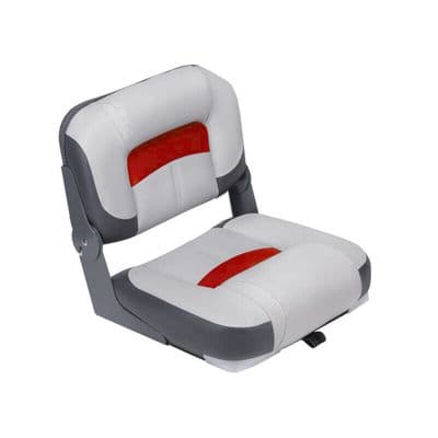 BOAT MARINE BASS BOAT FISHING CENTRE BENCH SEAT GREY & RED 75133 yacht speedboat