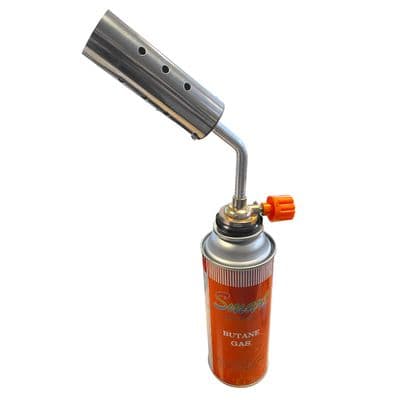BUTANE GAS BLOW TORCH with GAS CANNISTER welding soldering brazing cooking