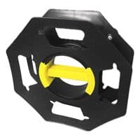 Cable Tidy Reel 25m Mains Hook Up Lead Wire Holder with Storage Bag Caravan Camp