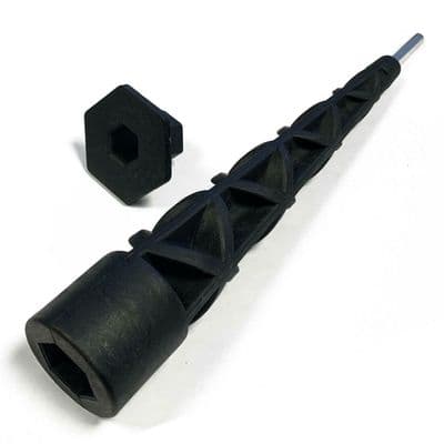 CARAVAN 19mm + 13mm CORNER STEADY LEG WINDER DRILL EXTENSION SOCKET ADAPTOR