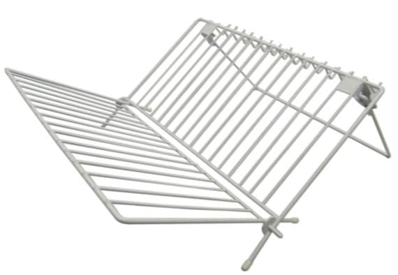 CARAVAN / HOME FOLDING DISH DRAINER RACK CUP HOLDERS motorhome boat kitchen