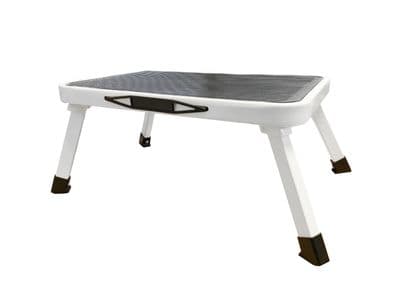 CARAVAN KITCHEN SINGLE FOLDING STEP STOOL - 150kgs CAPACITY motorhome DIY home