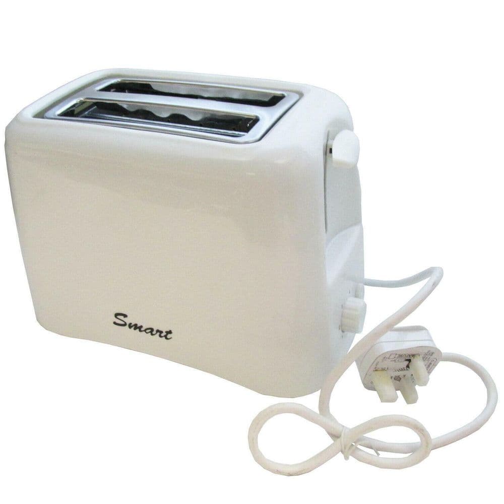 CARAVAN LOW WATTAGE 800w ELECTRIC 2 SLICE TOASTER motorhome camping RV boat