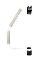 CARAVAN MOTORHOME XL SAFETY SUPPORT HAND RAIL GRAB HANDLE white handrail camper