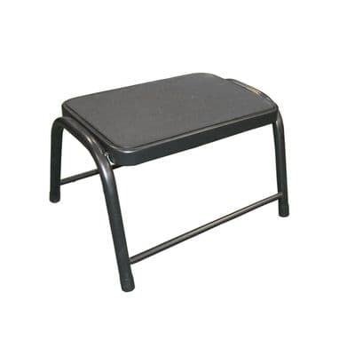 Caravan Single Step Non Slip Heavy Duty Stool Lightweight Motorhome Camper Black