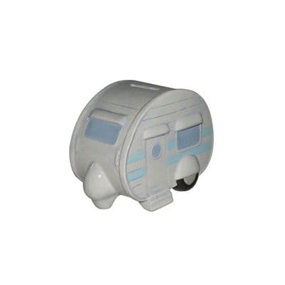 CERAMIC CARAVAN MONEY BOX in GIFT BOX (PPJS36)