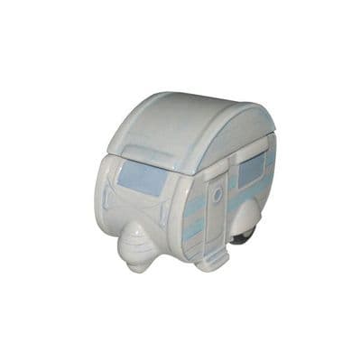 CERAMIC CARAVAN TRINKET BOX in GIFT BOX (PPJS35)