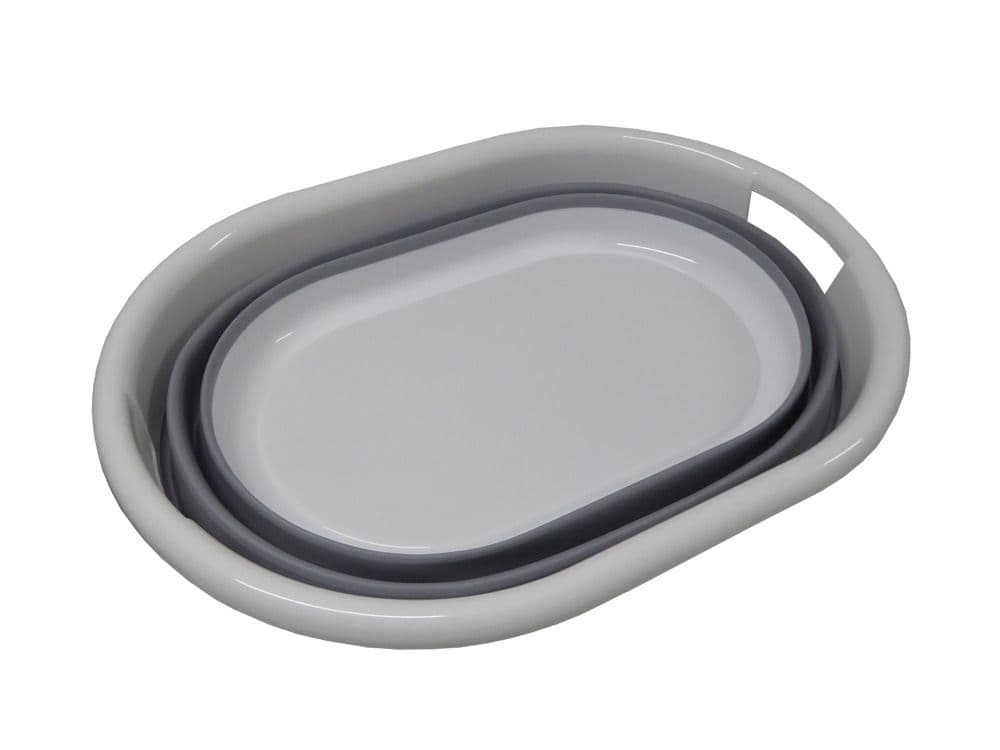 COLLAPSIBLE FOLDING LAUNDRY STORAGE BASKET caravan camping boat