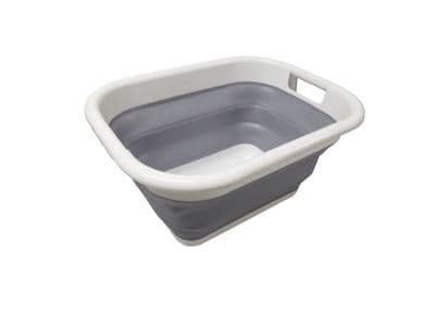 COLLAPSIBLE FOLDING LAUNDRY STORAGE BASKET caravan camping boat motorhome (D182)