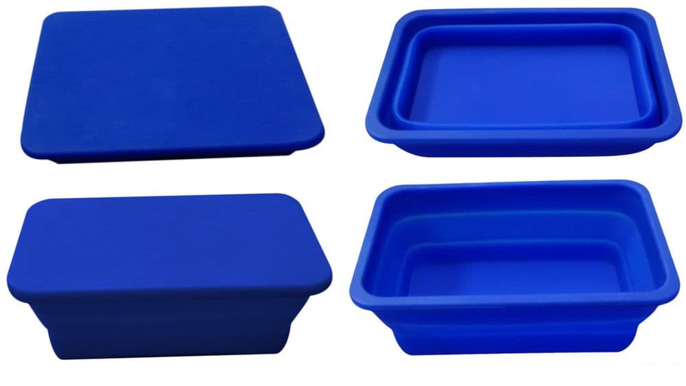 COLLAPSIBLE LUNCH BOX - FOOD STORAGE CONTAINER wacky yet practical