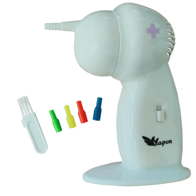 CORDLESS EAR CLEANER - BATTERY OPERATED wax remover vac vacuum ear care
